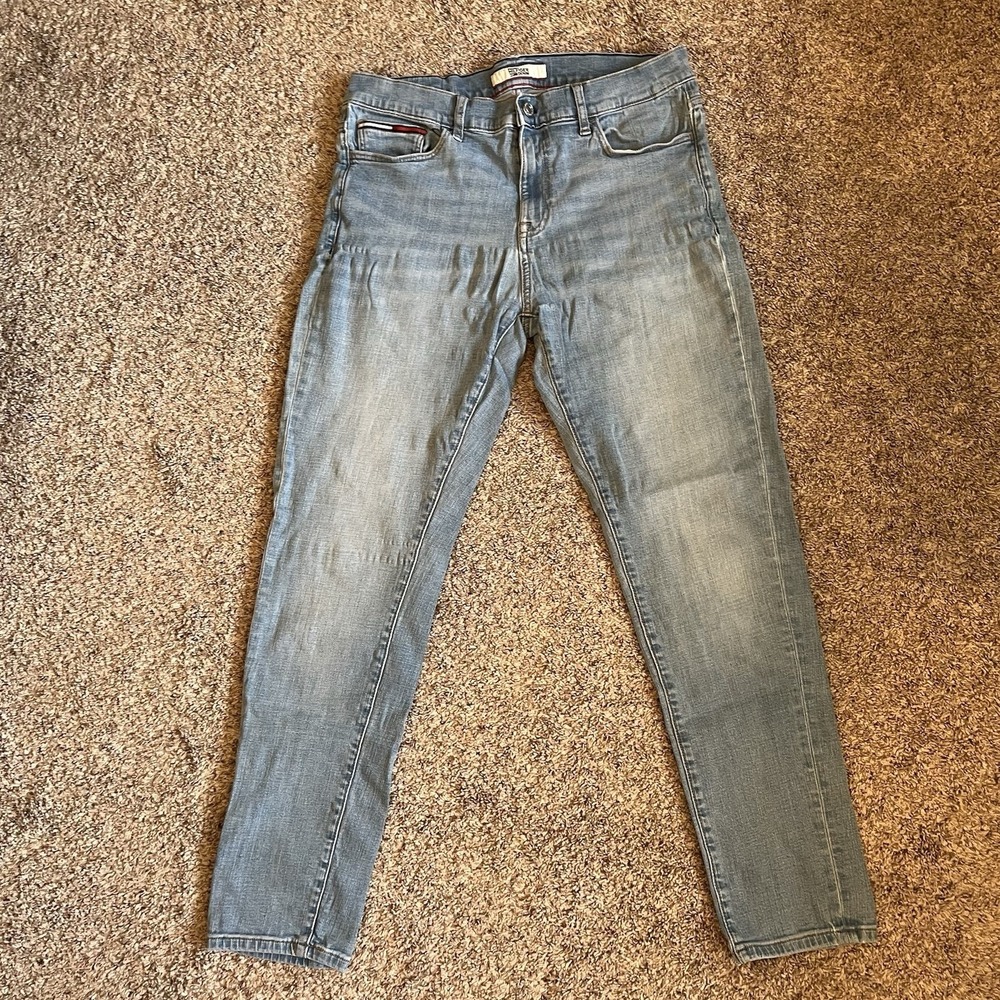 Vtg Tommy Hilfiger Jeans Slim Tapered 33x30